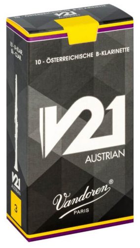 Vandoren Bb klarinét nád V21 Austrian 2