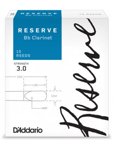 D'addario Reserve Bb klarinét nád 3