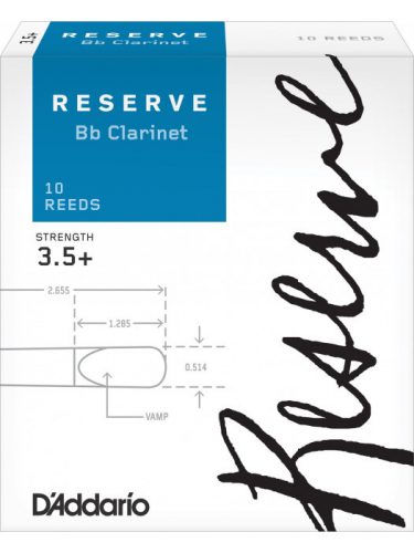 D'addario Reserve Bb klarinét nád 3,5+