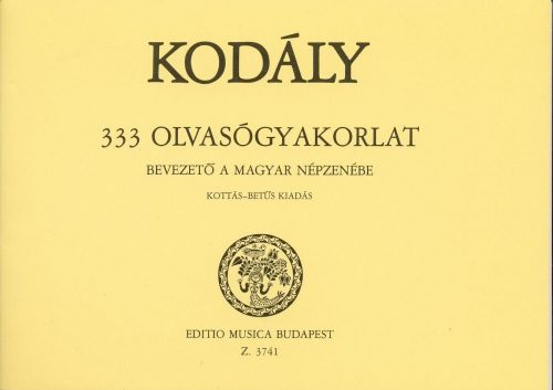 Kodály Zoltán: 333 olvasógyakorlat