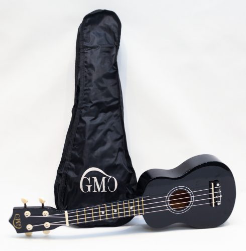 GMC-U121S szoprán ukulele fekete