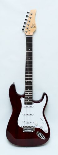 GMC-EGS111 Elektromos gitár transparent red