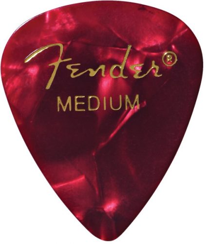 Fender pengető piros (red moto) 351-es, közepes (medium)