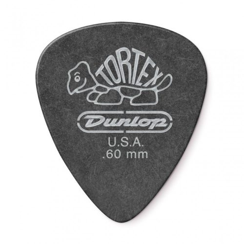 Dunlop 488-060 Tortex Black standard pengető 0,60 mm